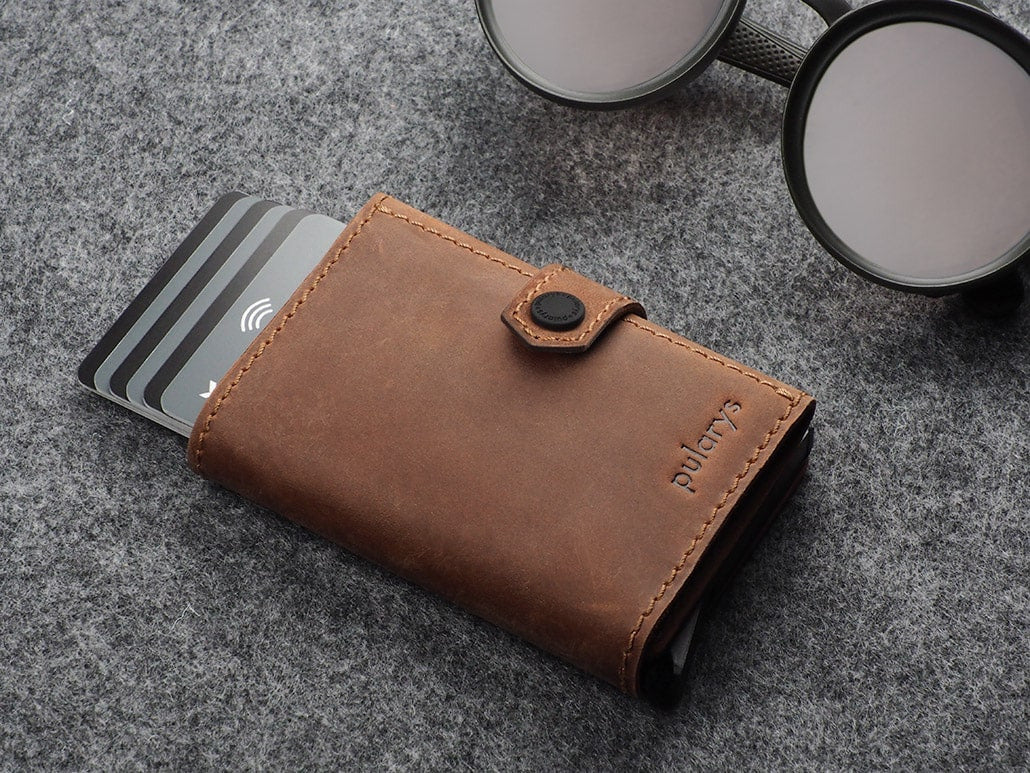 Pularys Hiker Wallet - Hunter Leather #color_Cognac