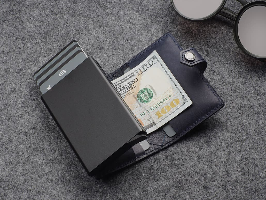Pularys Hiker - Chic Decor Wallet - Nomad Leather #color_Navy