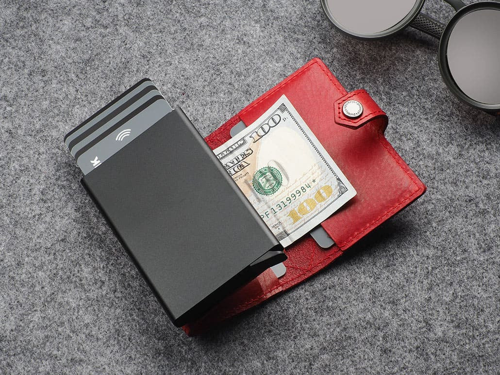 Pularys Hiker - Chic Decor Wallet - Nomad Leather #color_Red