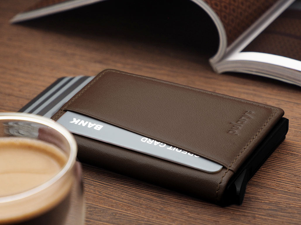 Pularys Kangoo Wallet - Italia Leather #color_Brown