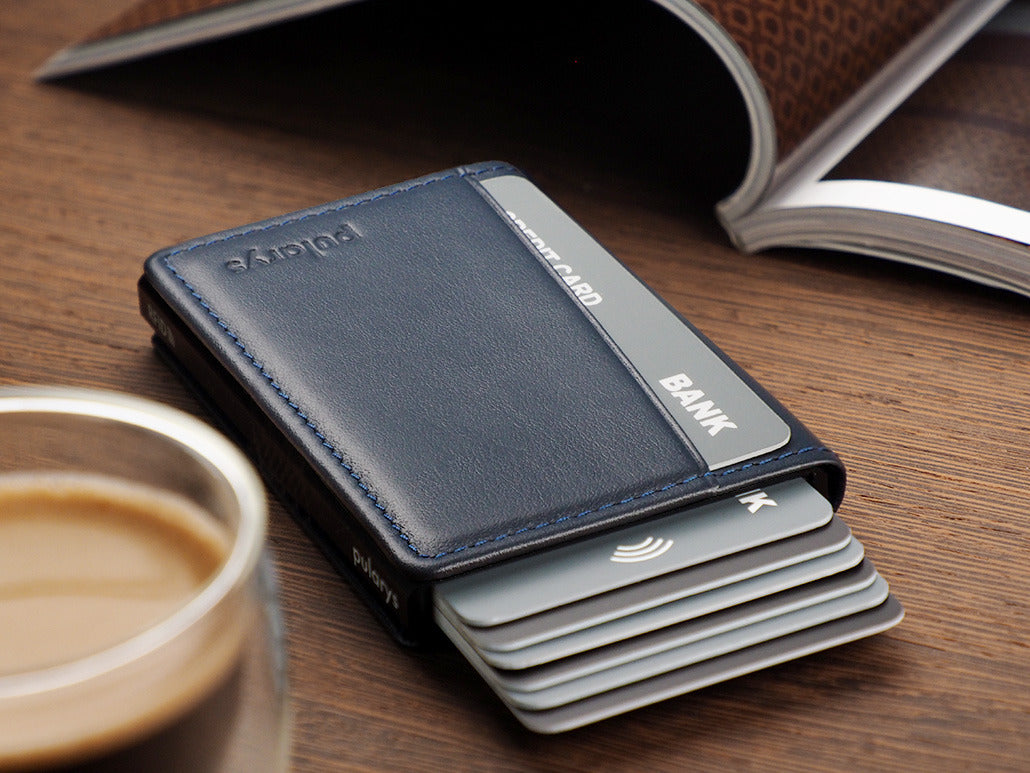 Pularys Kangoo Wallet - Italia Leather #color_Navy