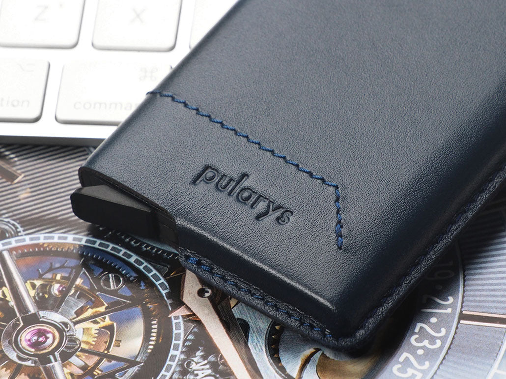 Pularys GOBI Wallet - Italia Leather #color_Navy