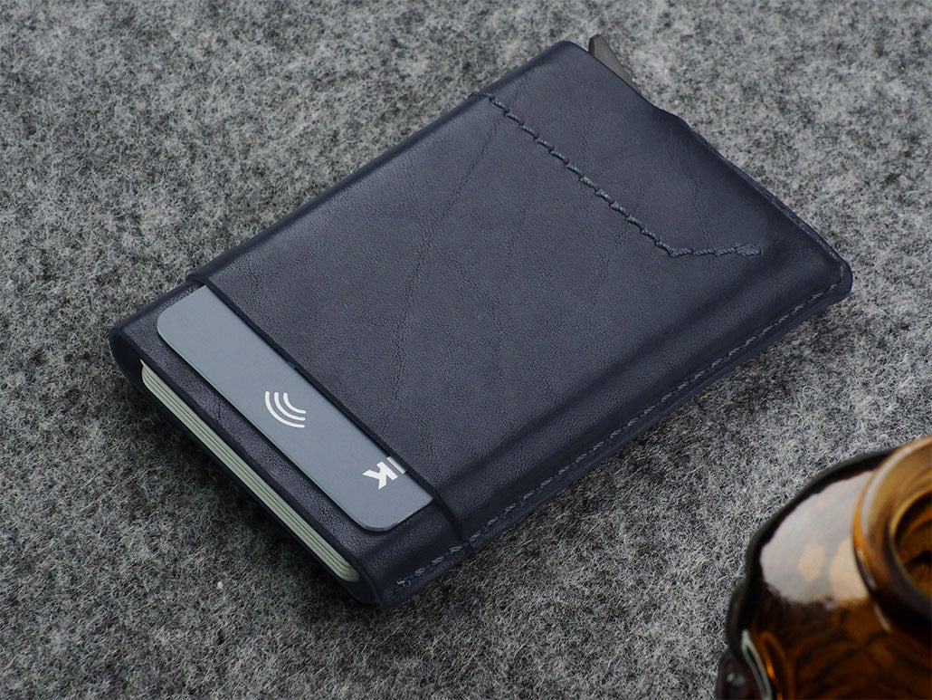 Pularys GOBI Wallet - Nomad Leather #color_Navy