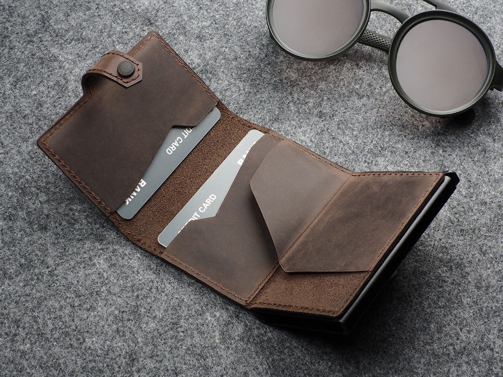 Pularys Hiker Wallet - Hunter Leather #color_Brown