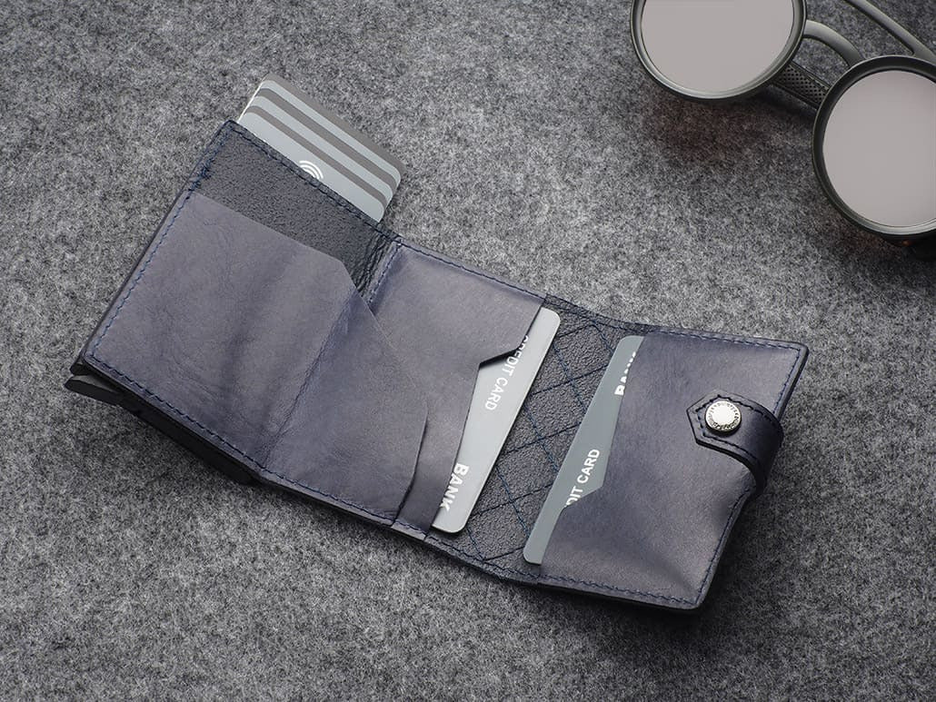 Pularys Hiker - Chic Decor Wallet - Nomad Leather #color_Navy