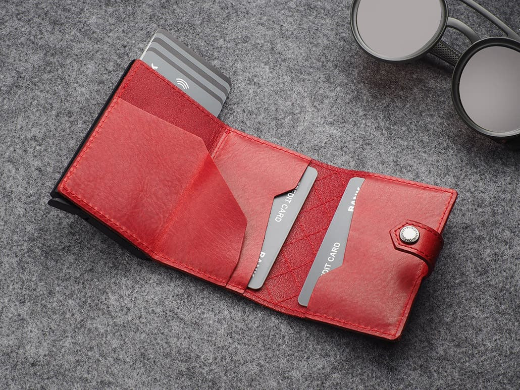Pularys Hiker - Chic Decor Wallet - Nomad Leather #color_Red