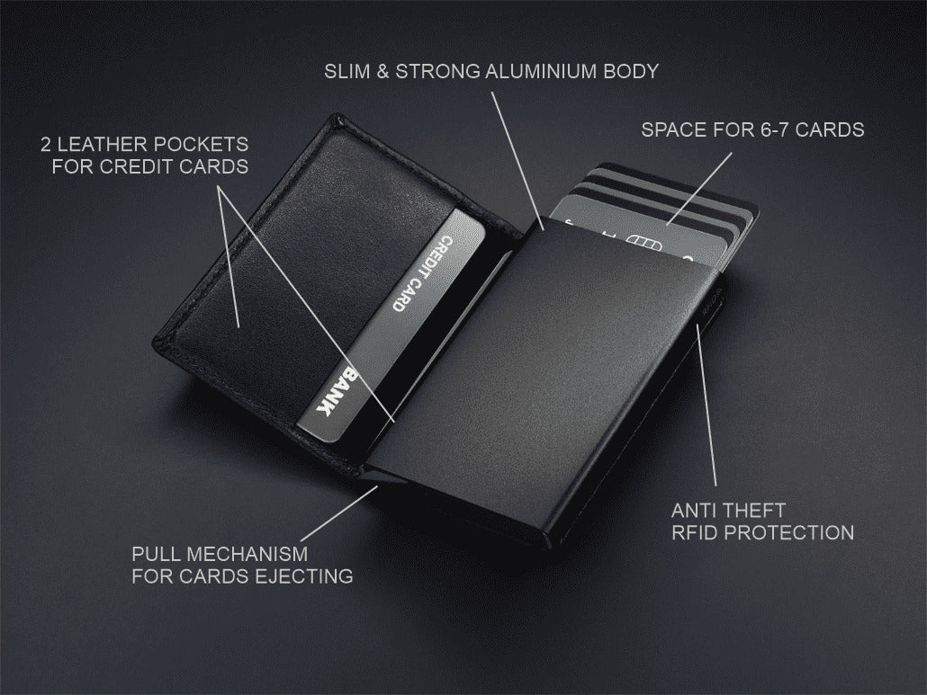 Pularys Kangoo Wallet - Italia Leather #color_Black