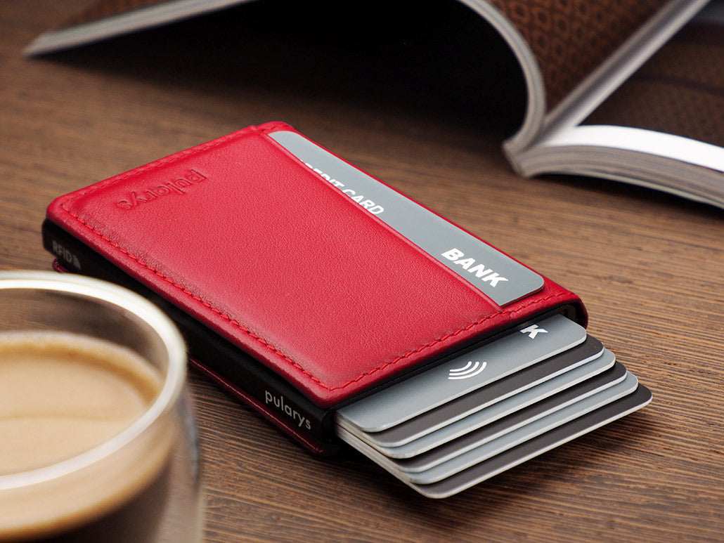 Pularys Kangoo Wallet - Italia Leather #color_Red