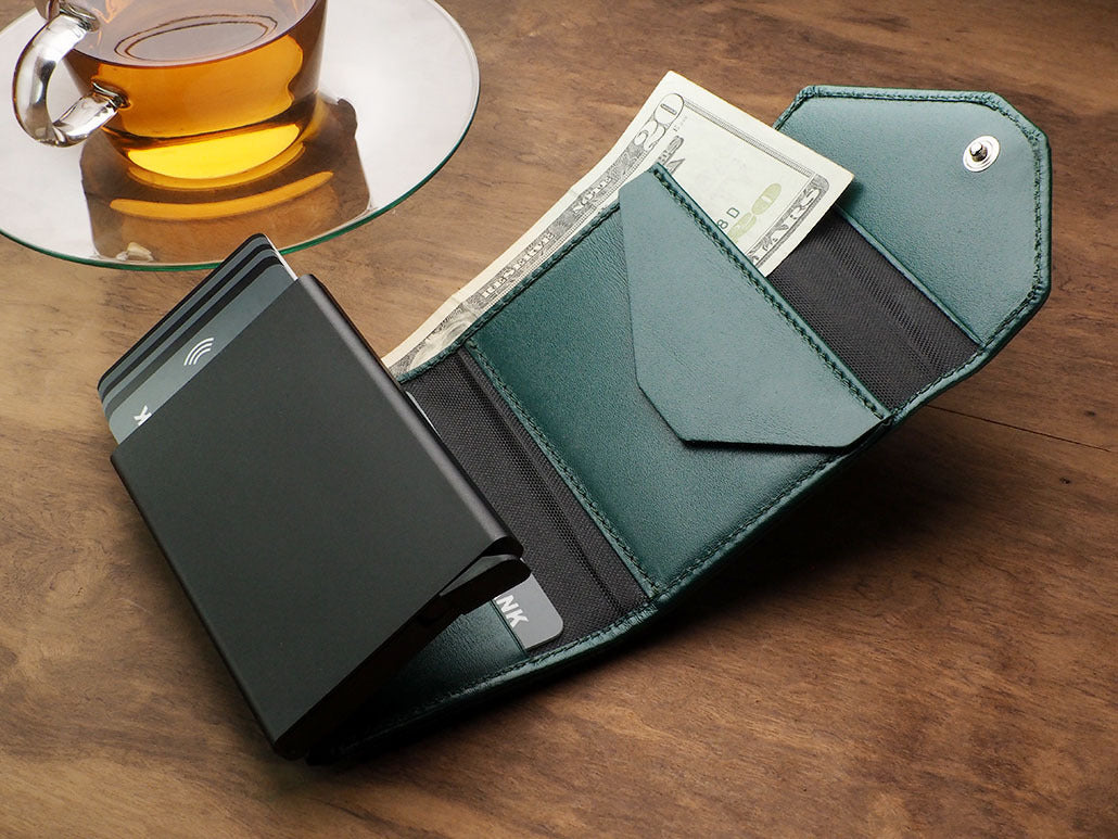 Pularys Porter Go wallet - Italia Leather #color_Green