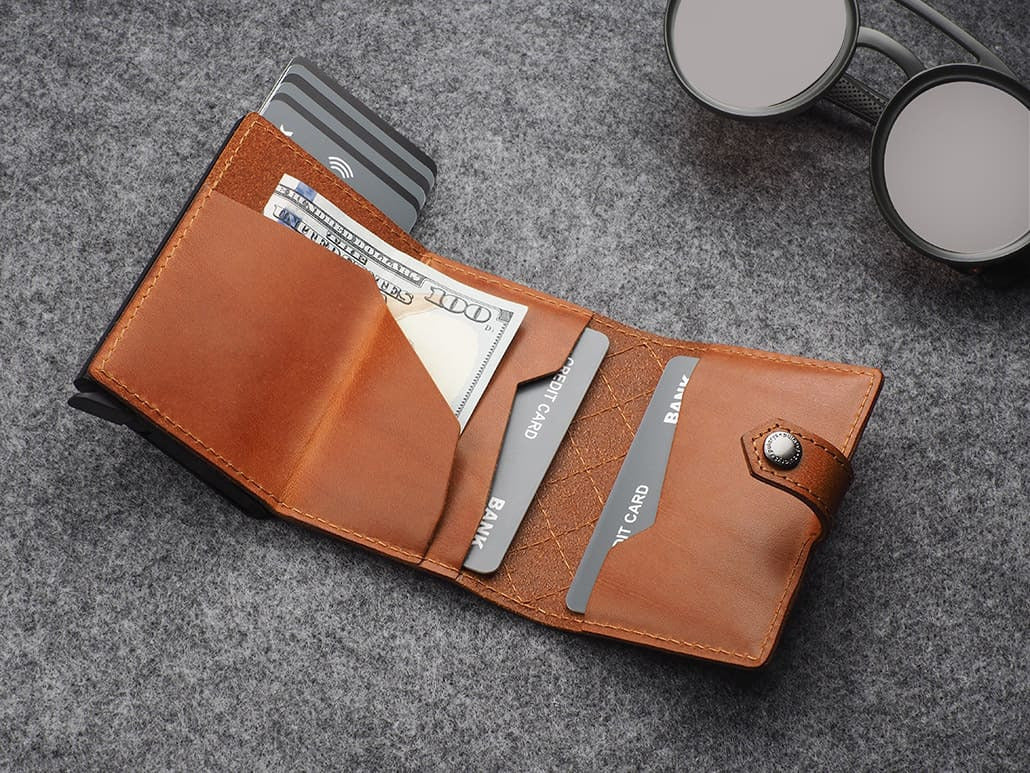 Pularys Hiker - Chic Decor Wallet - Nomad Leather #color_Cognac