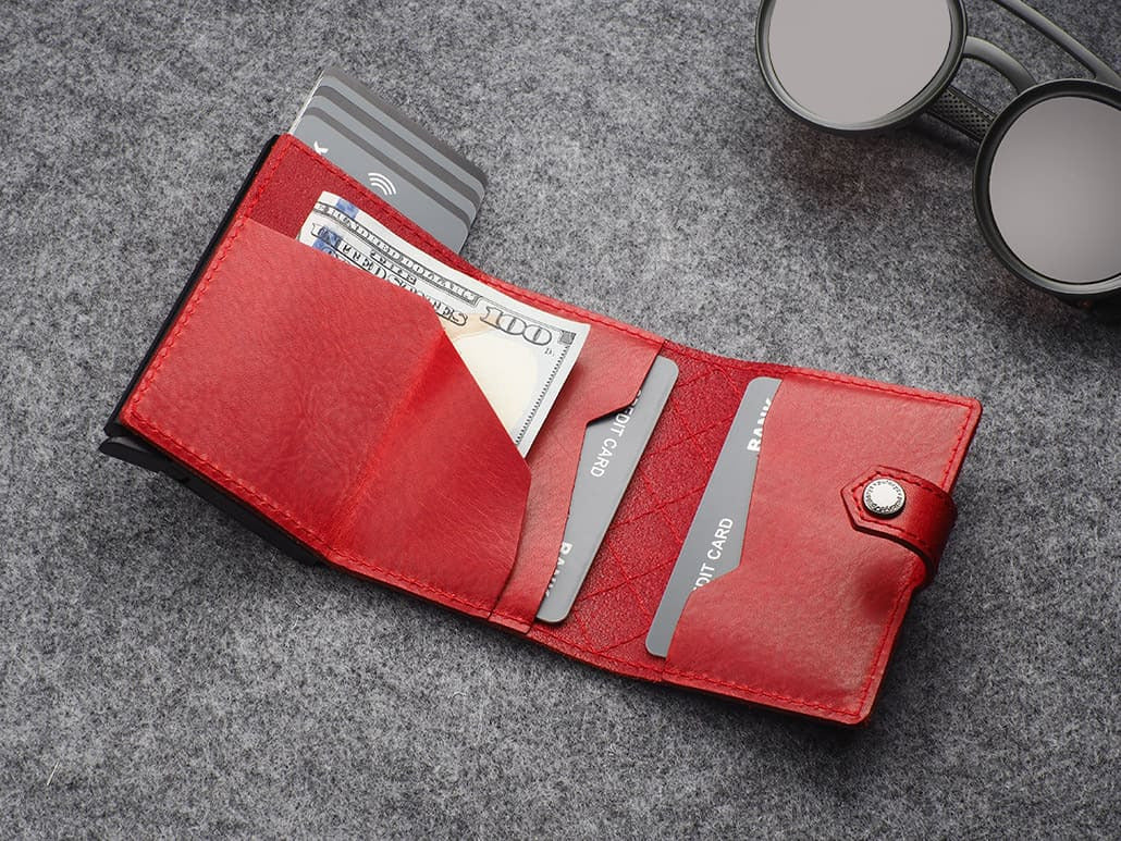 Pularys Hiker - Chic Decor Wallet - Nomad Leather #color_Red