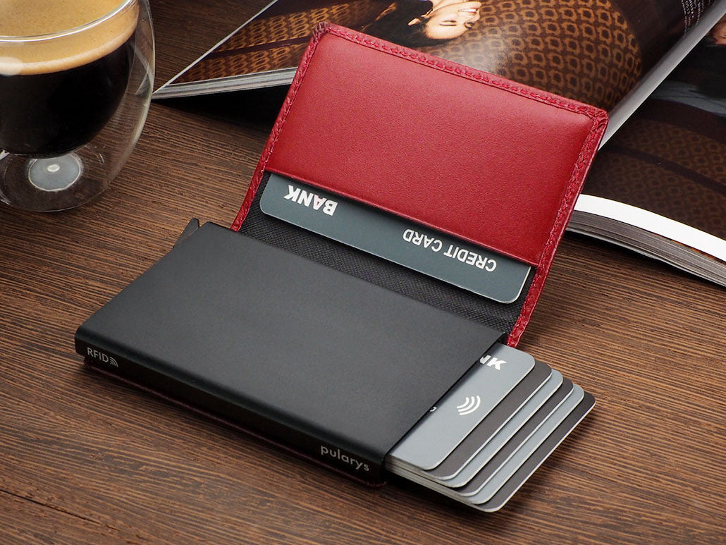 Pularys Kangoo Wallet - Italia Leather #color_Red