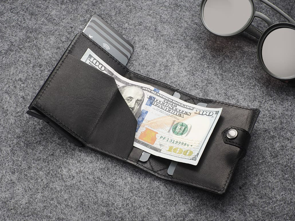 Pularys Hiker - Chic Decor Wallet - Nomad Leather #color_Black