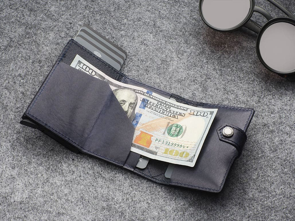 Pularys Hiker - Chic Decor Wallet - Nomad Leather #color_Navy