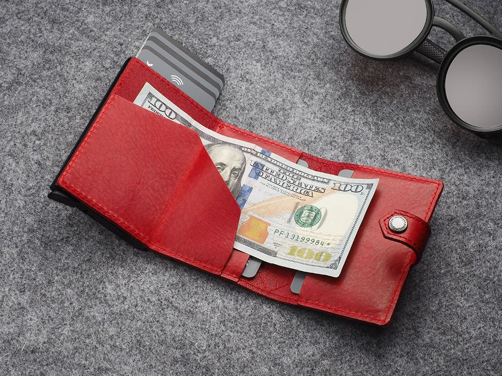 Pularys Hiker - Chic Decor Wallet - Nomad Leather #color_Red