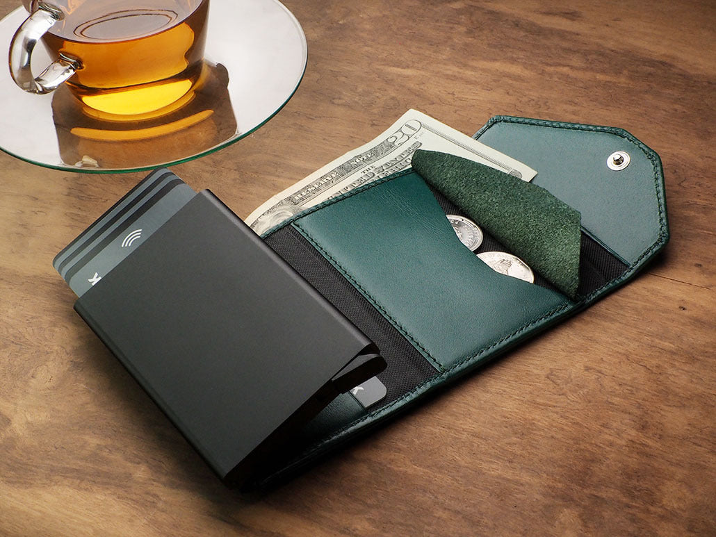 Pularys Porter Go wallet - Italia Leather #color_Green