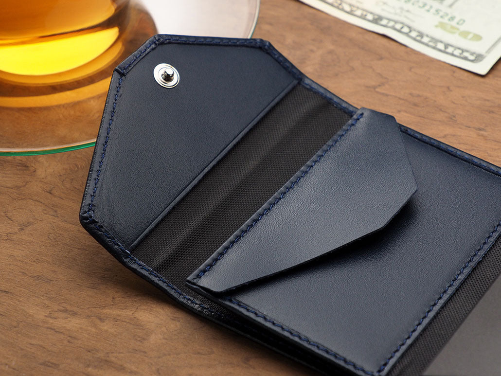 Pularys Porter Go wallet - Italia Leather #color_Navy