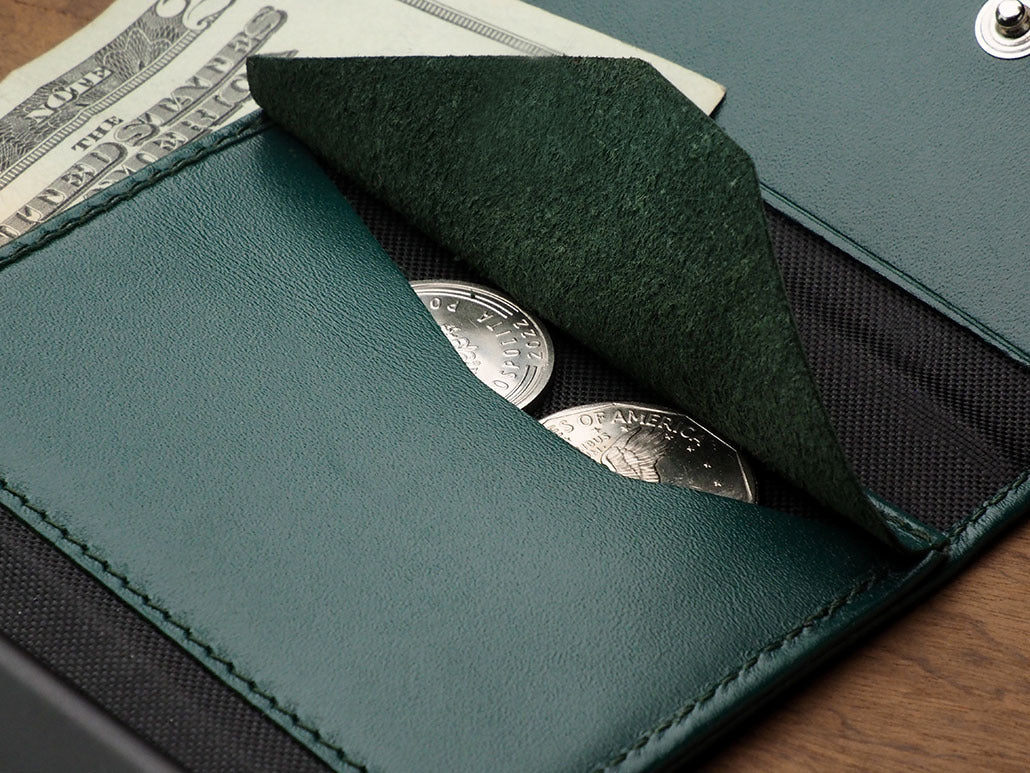Pularys Porter Go wallet - Italia Leather #color_Green