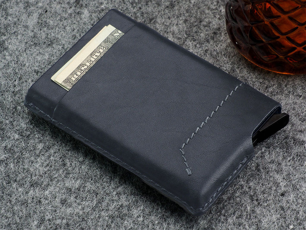 Pularys GOBI Wallet - Nomad Leather #color_Navy