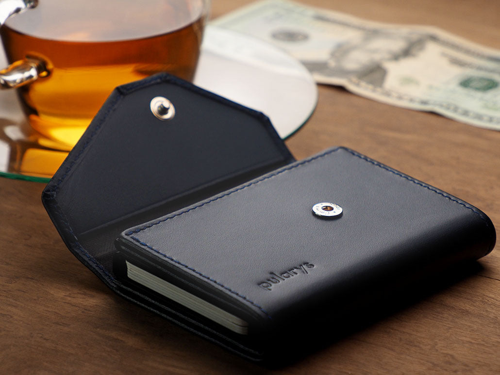 Pularys Porter Go wallet - Italia Leather #color_Navy