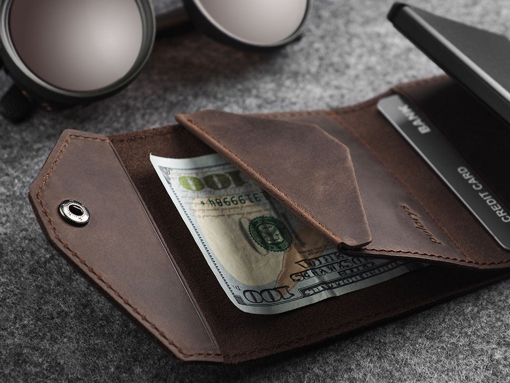 Pularys Porter Go Wallet - Hunter Leather #color_Brown