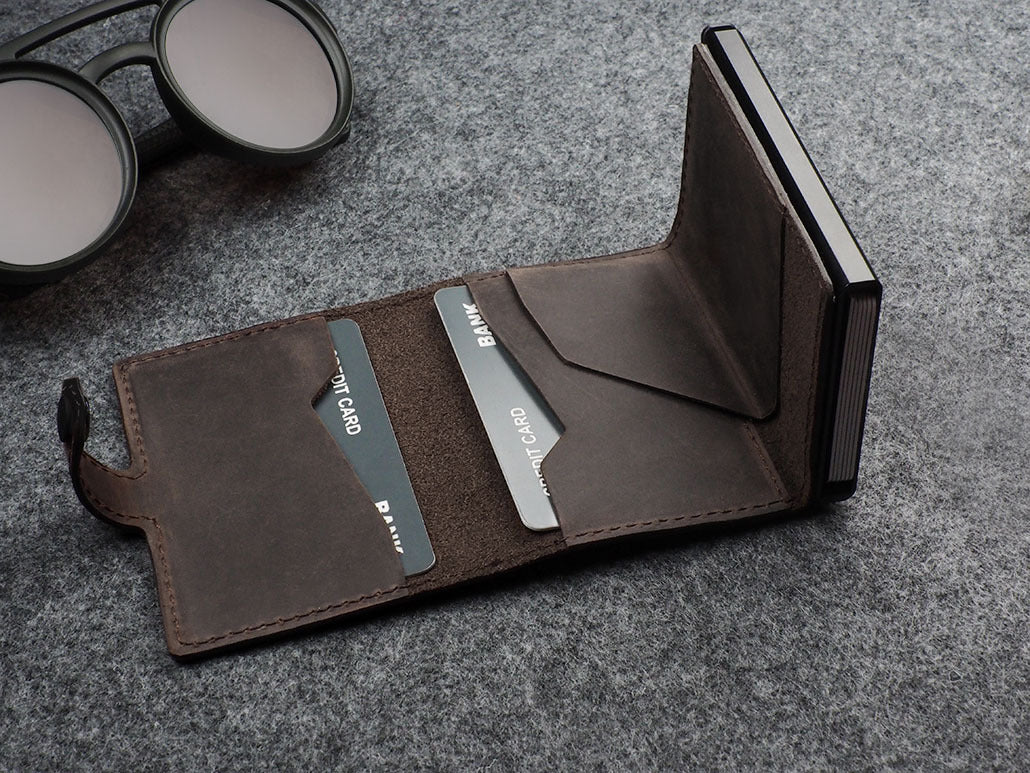 Pularys Hiker Wallet - Hunter Leather #color_Brown