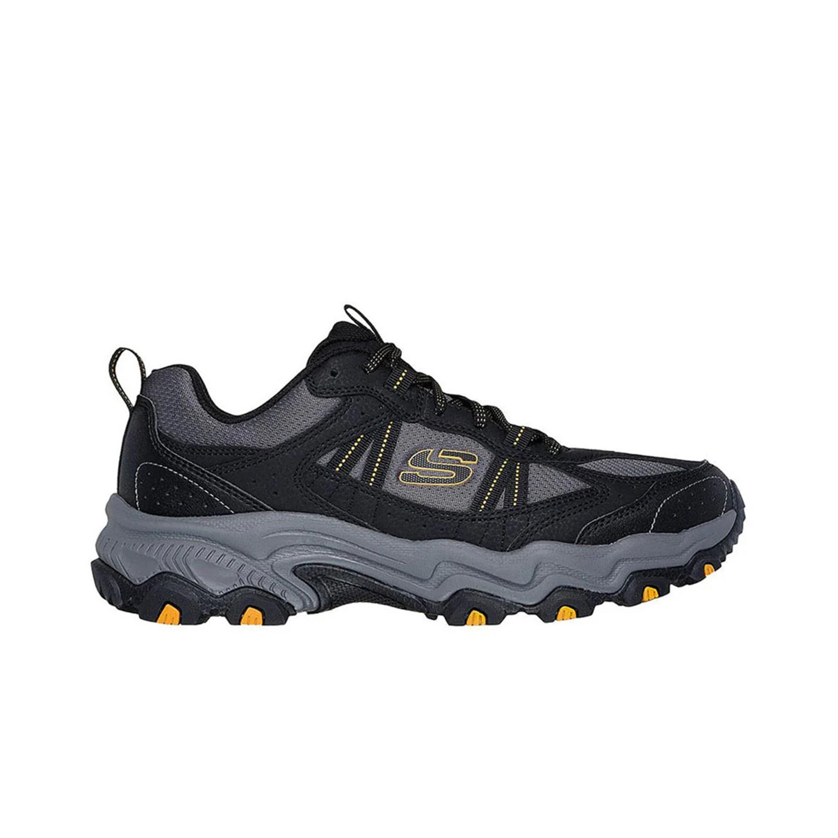Skechers Men's Stamina AT - Upper Stitch Shoes #color_Black