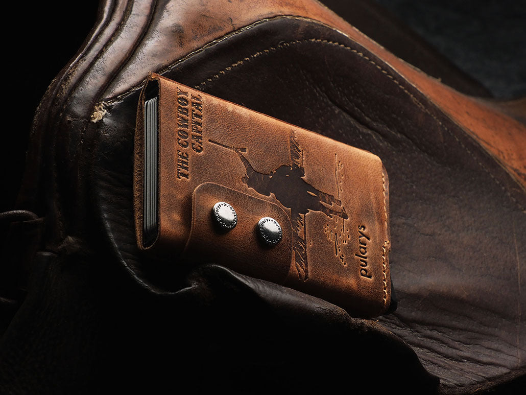 Pularys Funky - The Cowboy Capital Decor Wallet #color_Brown
