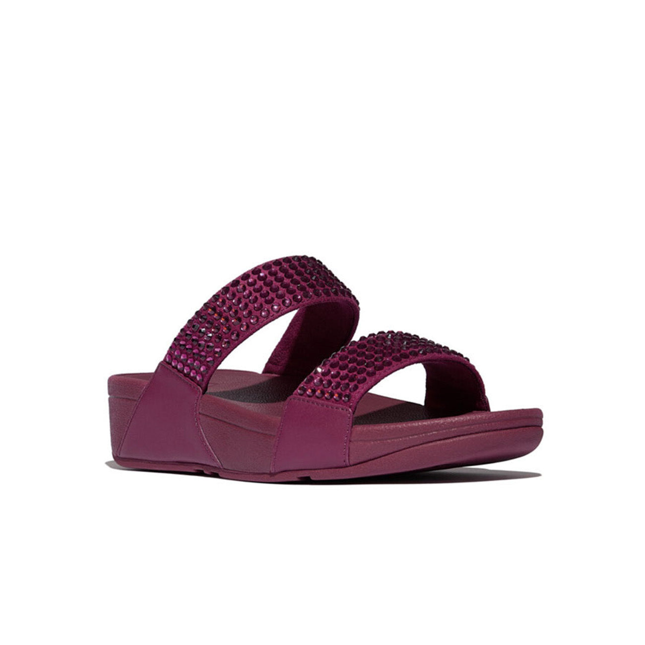 Fitflop Lulu Maxi-Crystal Two-Bar Slides