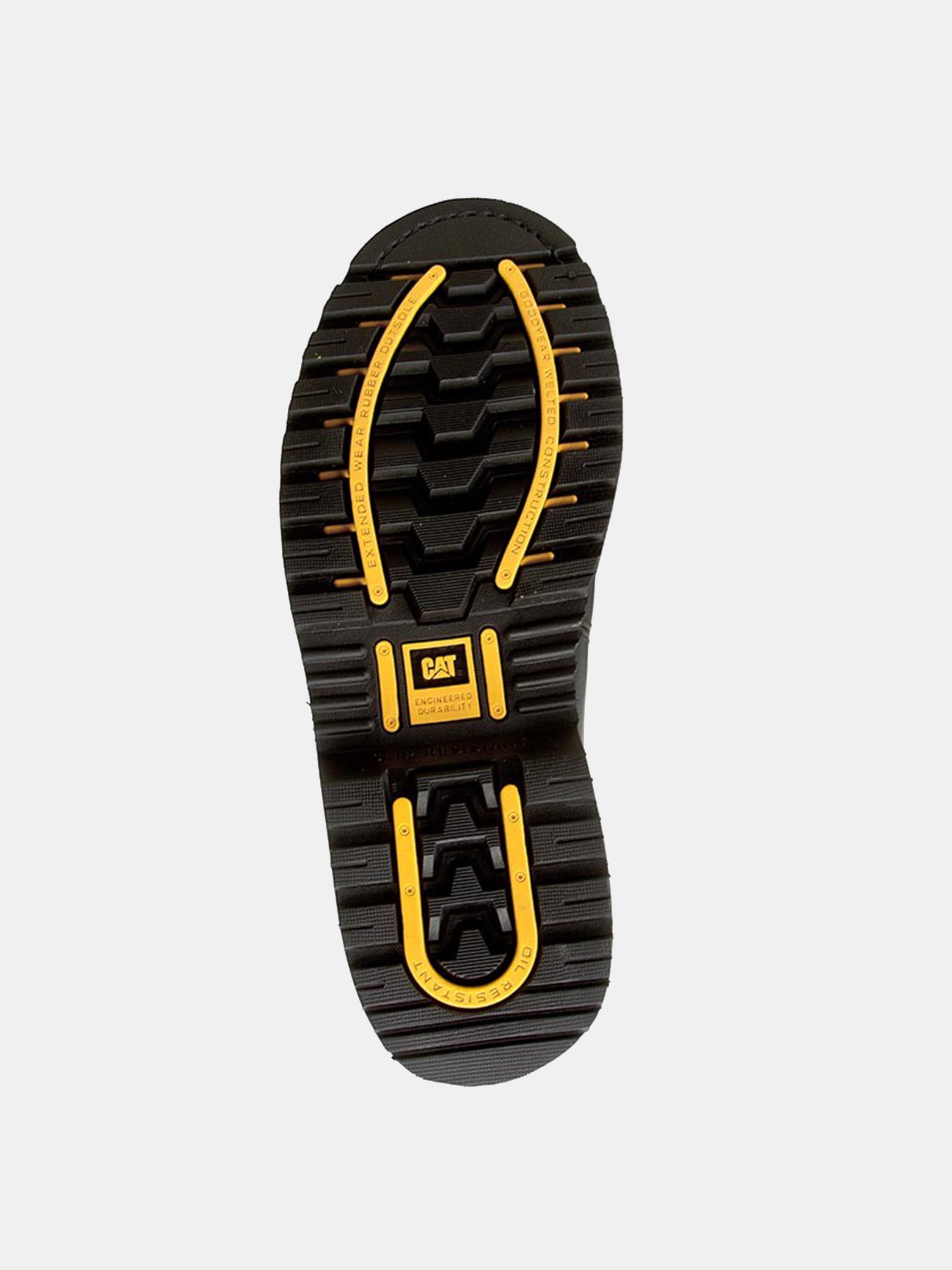 Caterpillar Men's Holton Steel Toe S3 HRO SRC Work Boot #color_Black