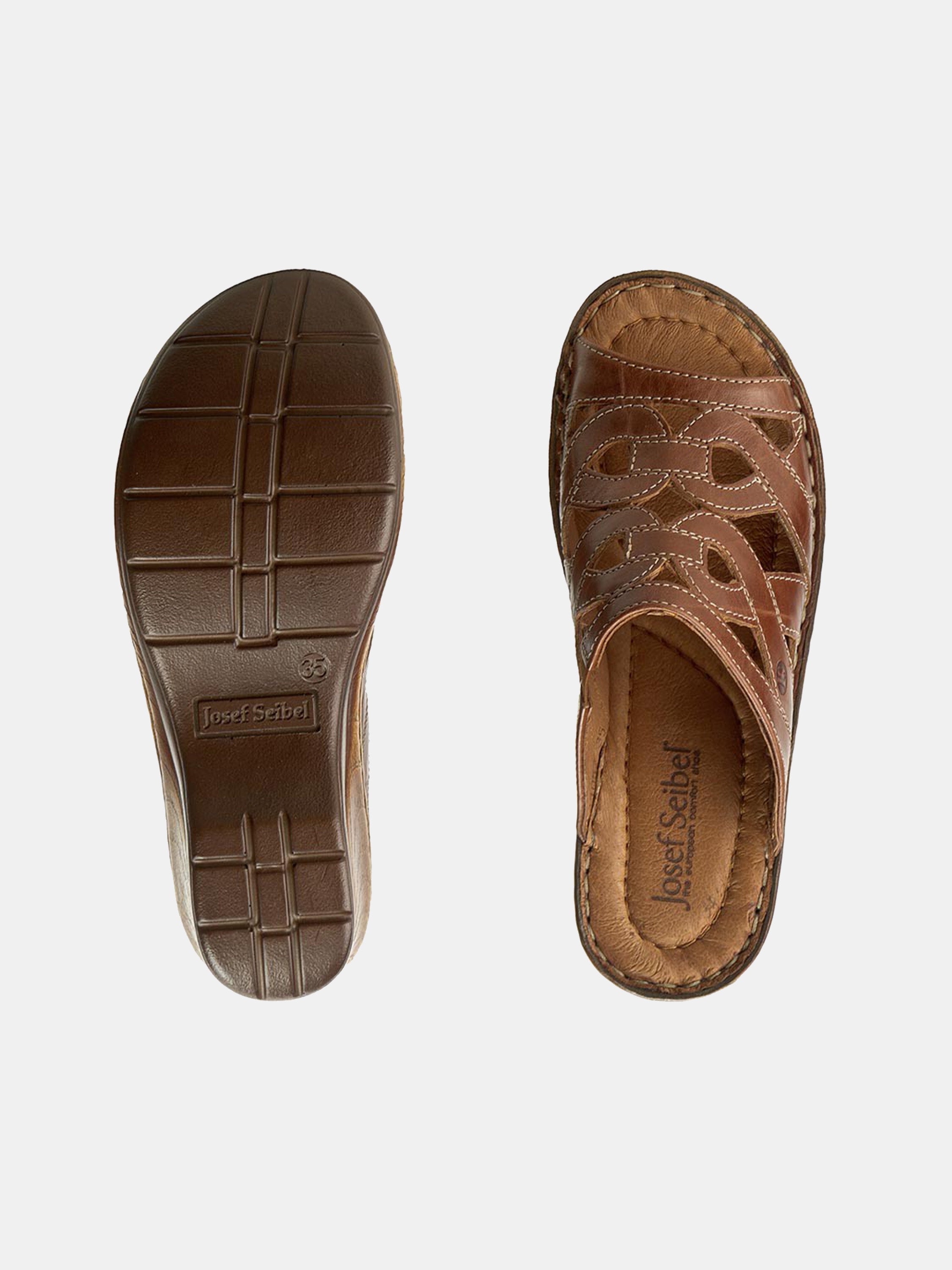 Josef Seibel Women's catalonia 44 Sandals #color_Brown