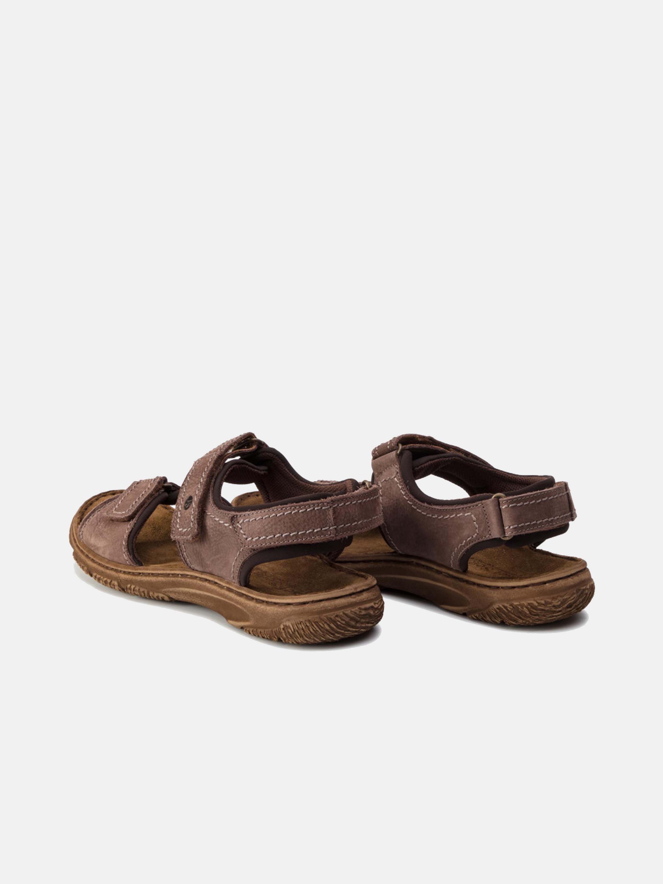 Josef Seibel Men's Carlo 06 Outdoor Suede Sandals #color_Brown