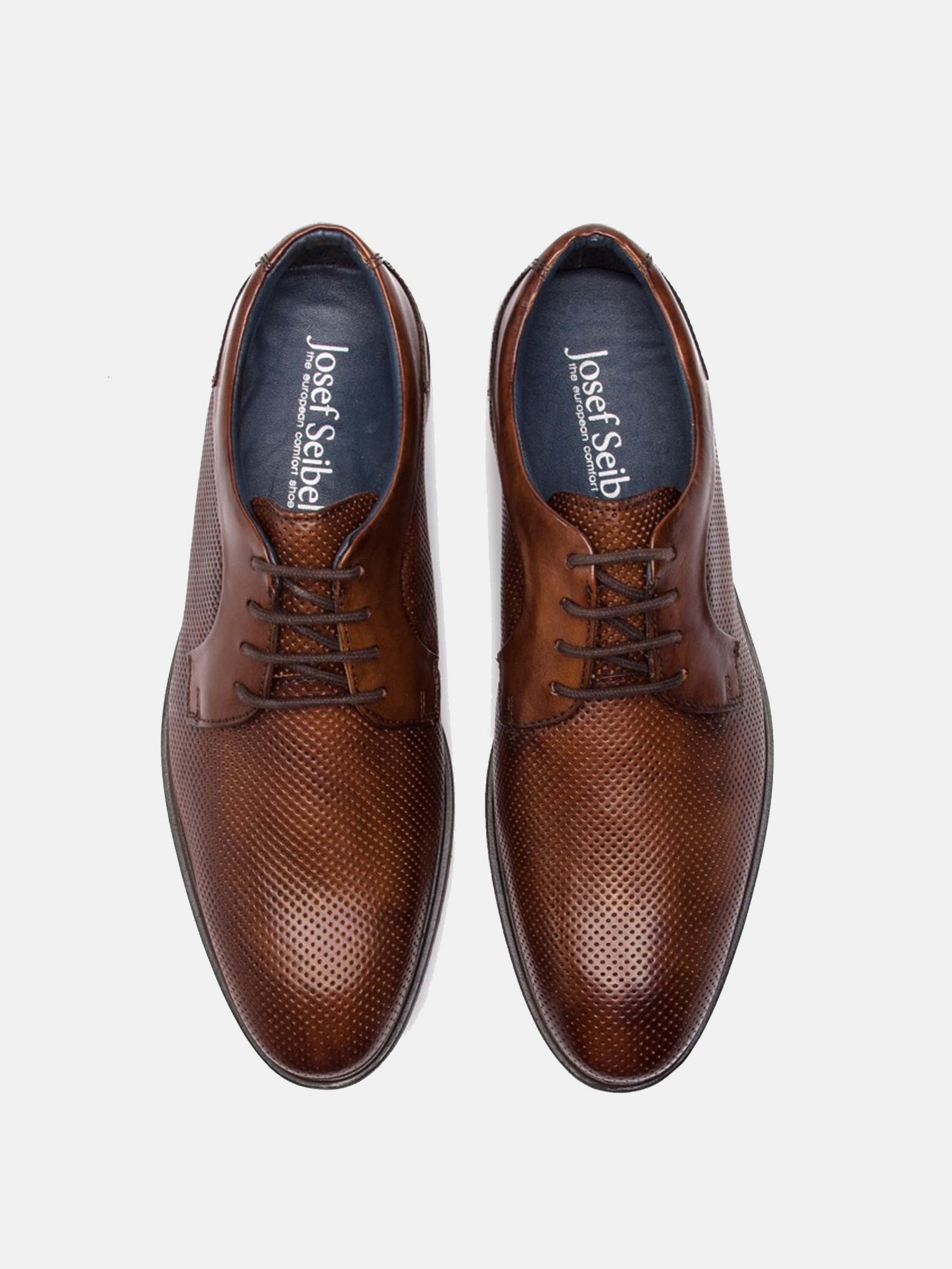 Josef Seibel Men's Jonathan 09 Formal Leather Shoes #color_Brown