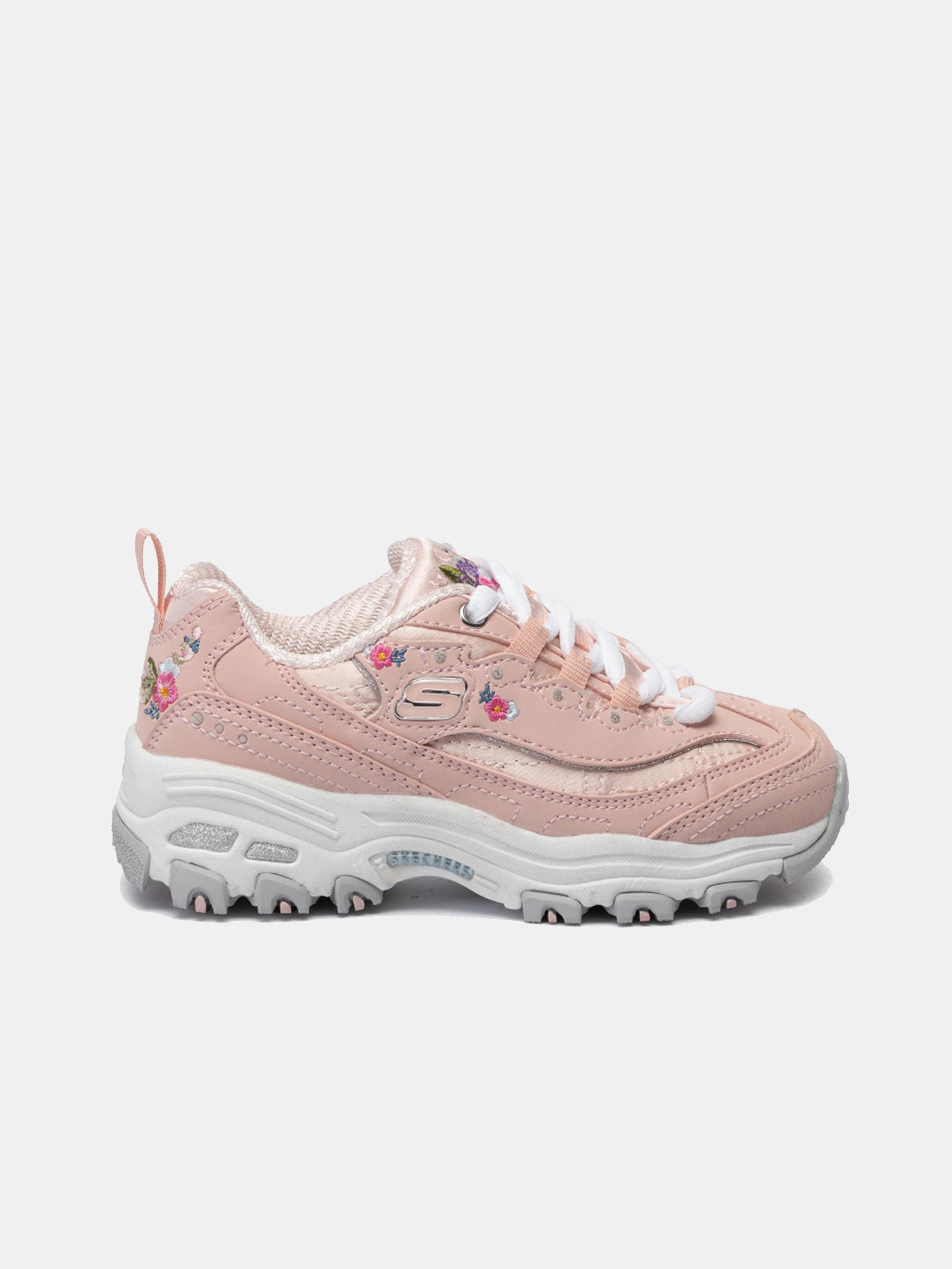 Skechers Girls D'Lites - Bright Blossoms Trainers #color_Pink