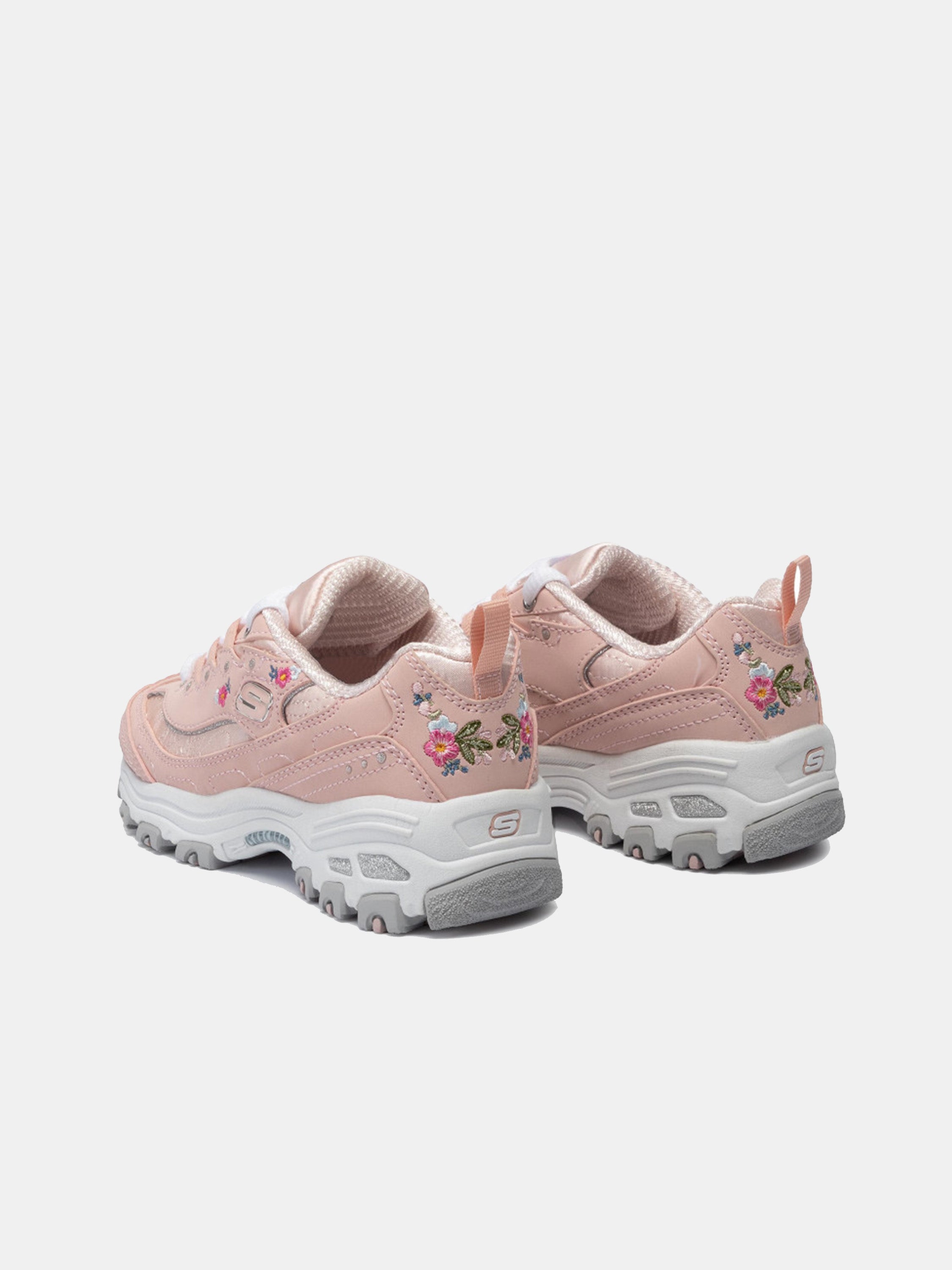 Skechers Girls D'Lites - Bright Blossoms Trainers #color_Pink