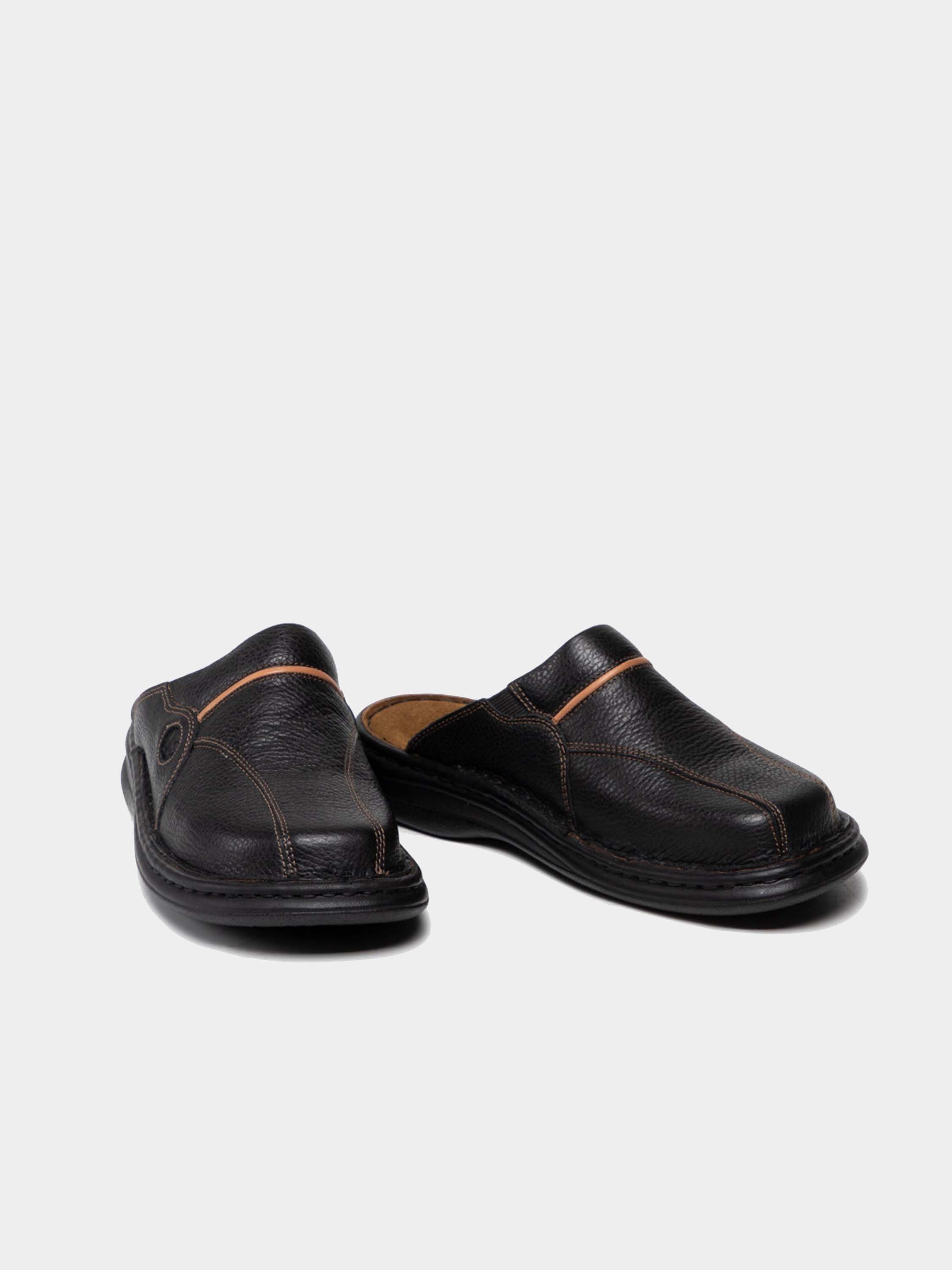 Josef Seibel Men Klaus Mule Shoes #color_Black