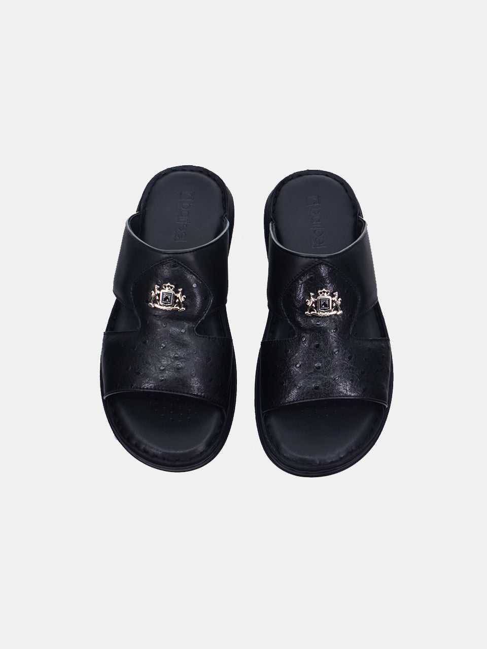 Barjeel Uno 21410-2 Men's Arabic Sandals #color_Black