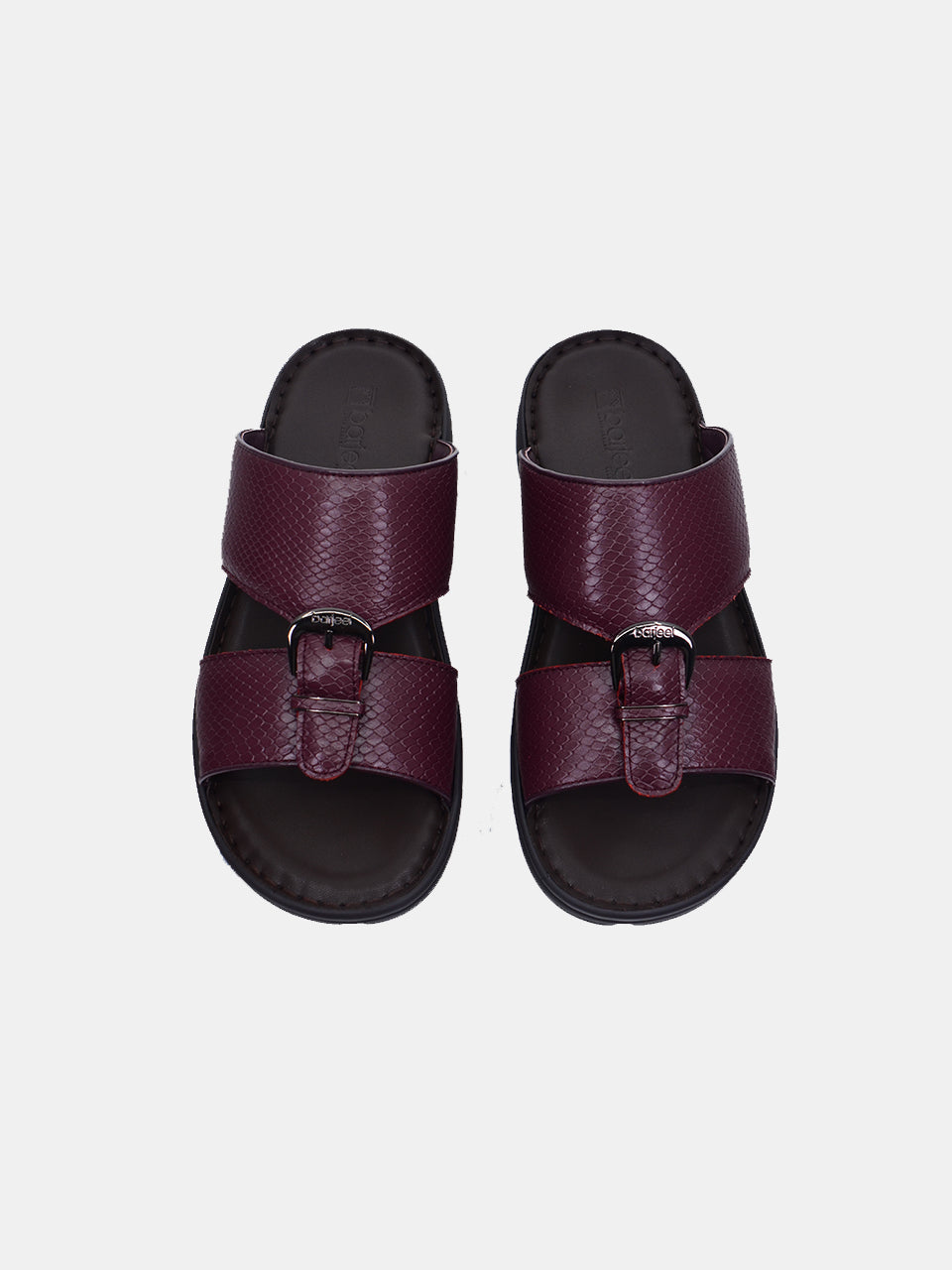Barjeel Uno 29550-1 Men's Arabic Sandals #color_Red