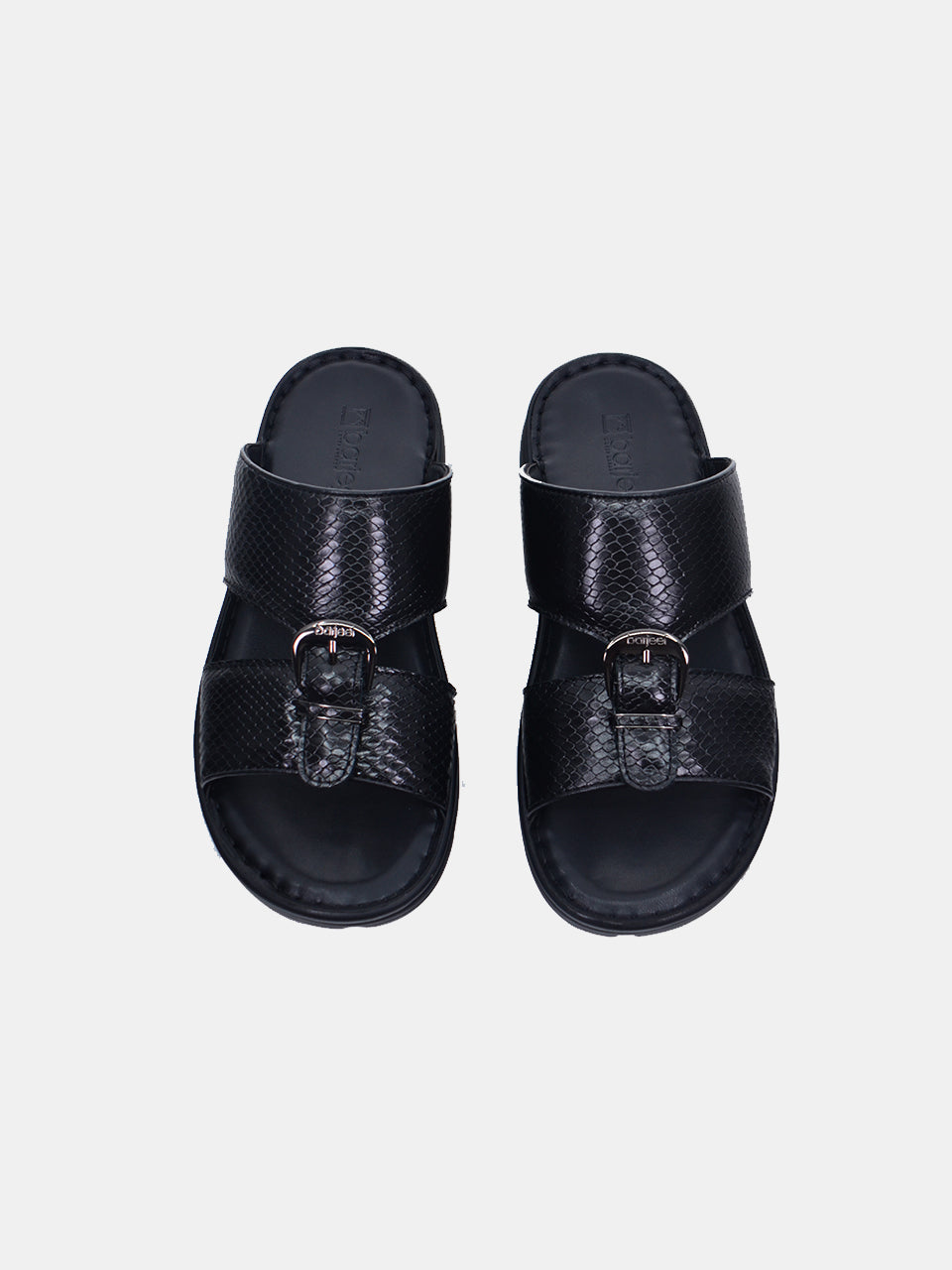 Barjeel Uno 29550-1 Men's Arabic Sandals #color_Black