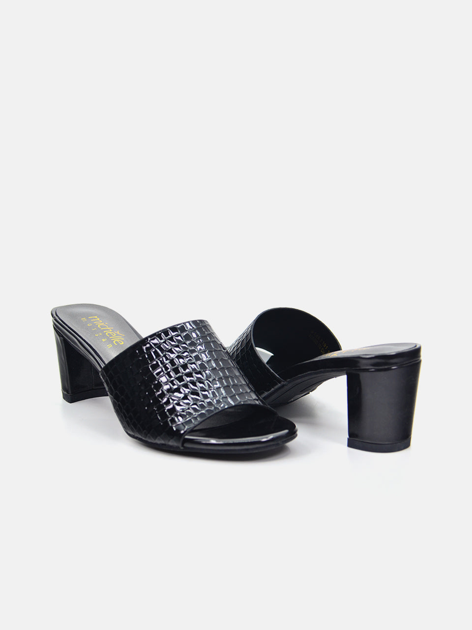 Michelle Morgan 914RJ191 Women's Heeled Sandals #color_Black