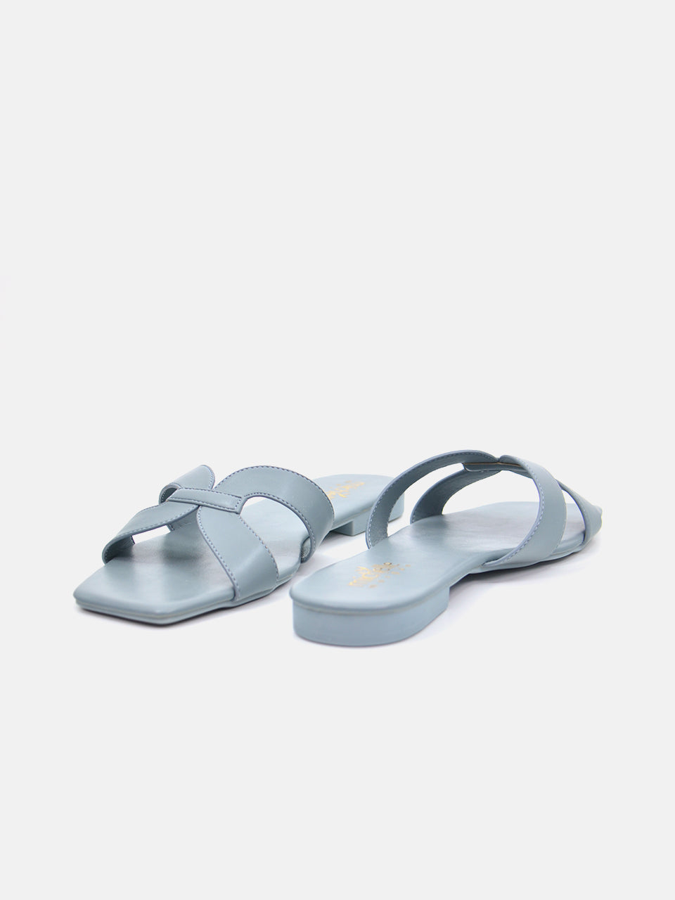 Michelle Morgan 114RJ80B Women's Flat Sandals #color_Blue