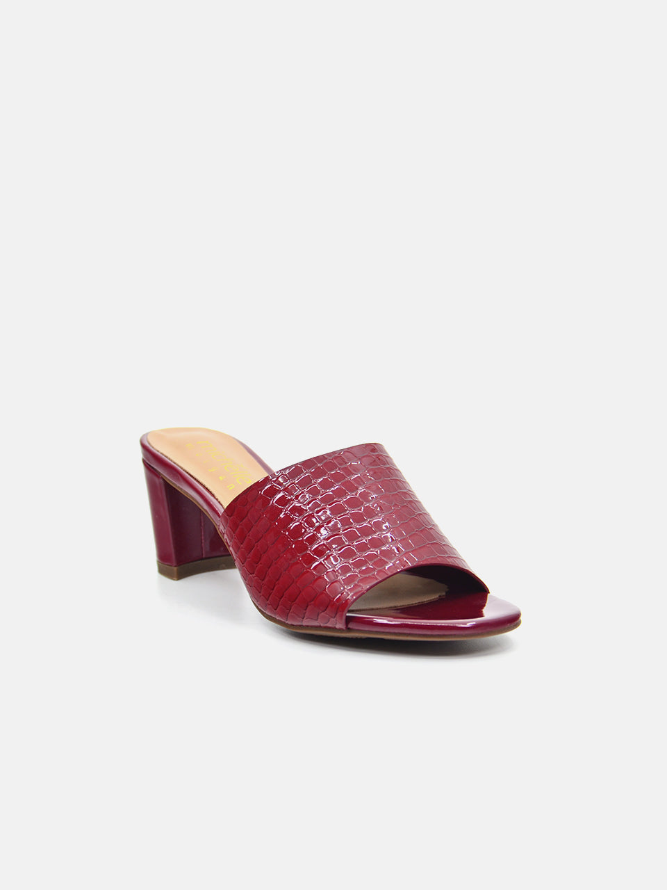 Michelle Morgan 914RJ191 Women's Heeled Sandals #color_Maroon