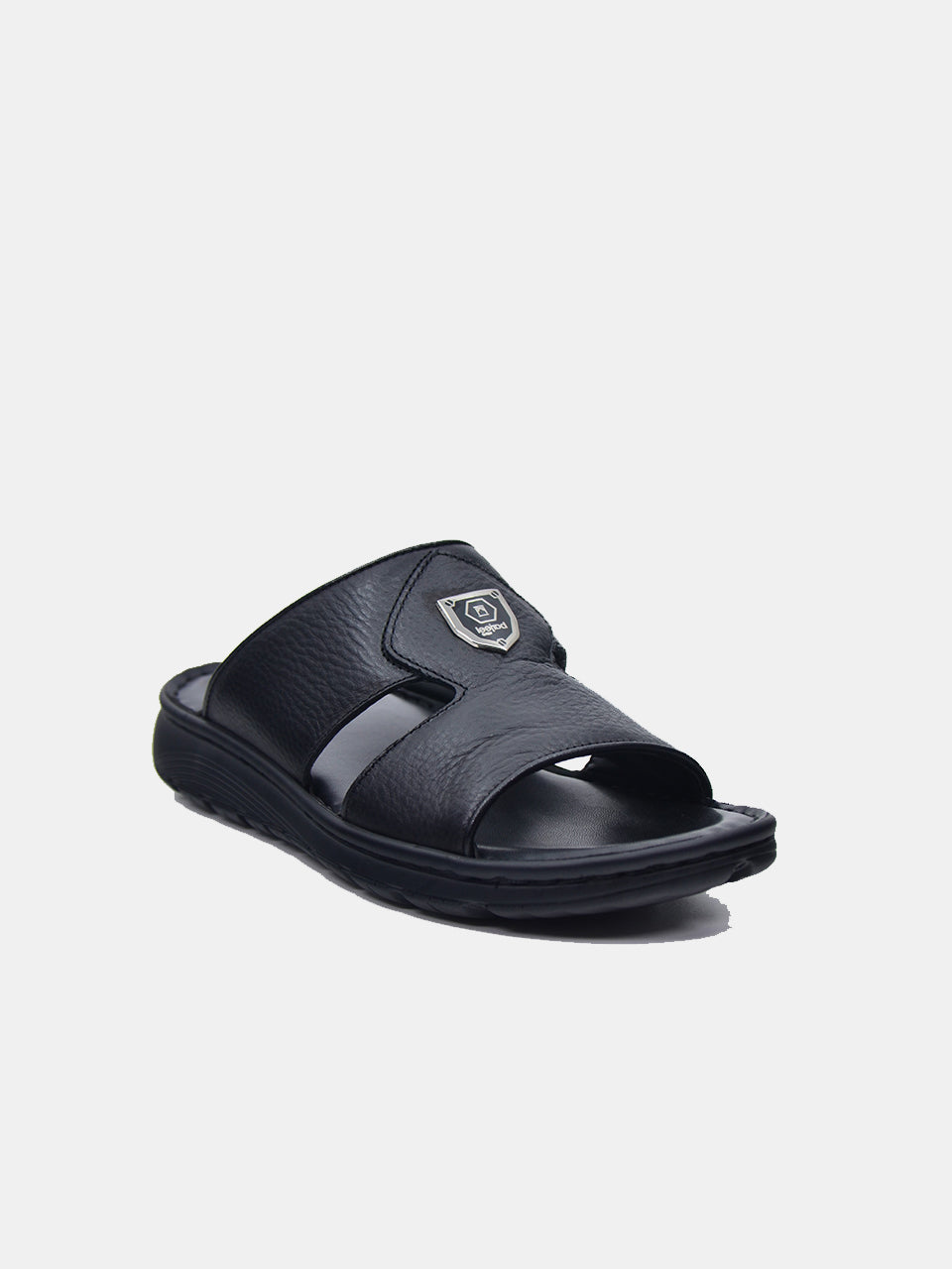 Barjeel Uno 29550-2 Men's Arabic Sandals #color_Black