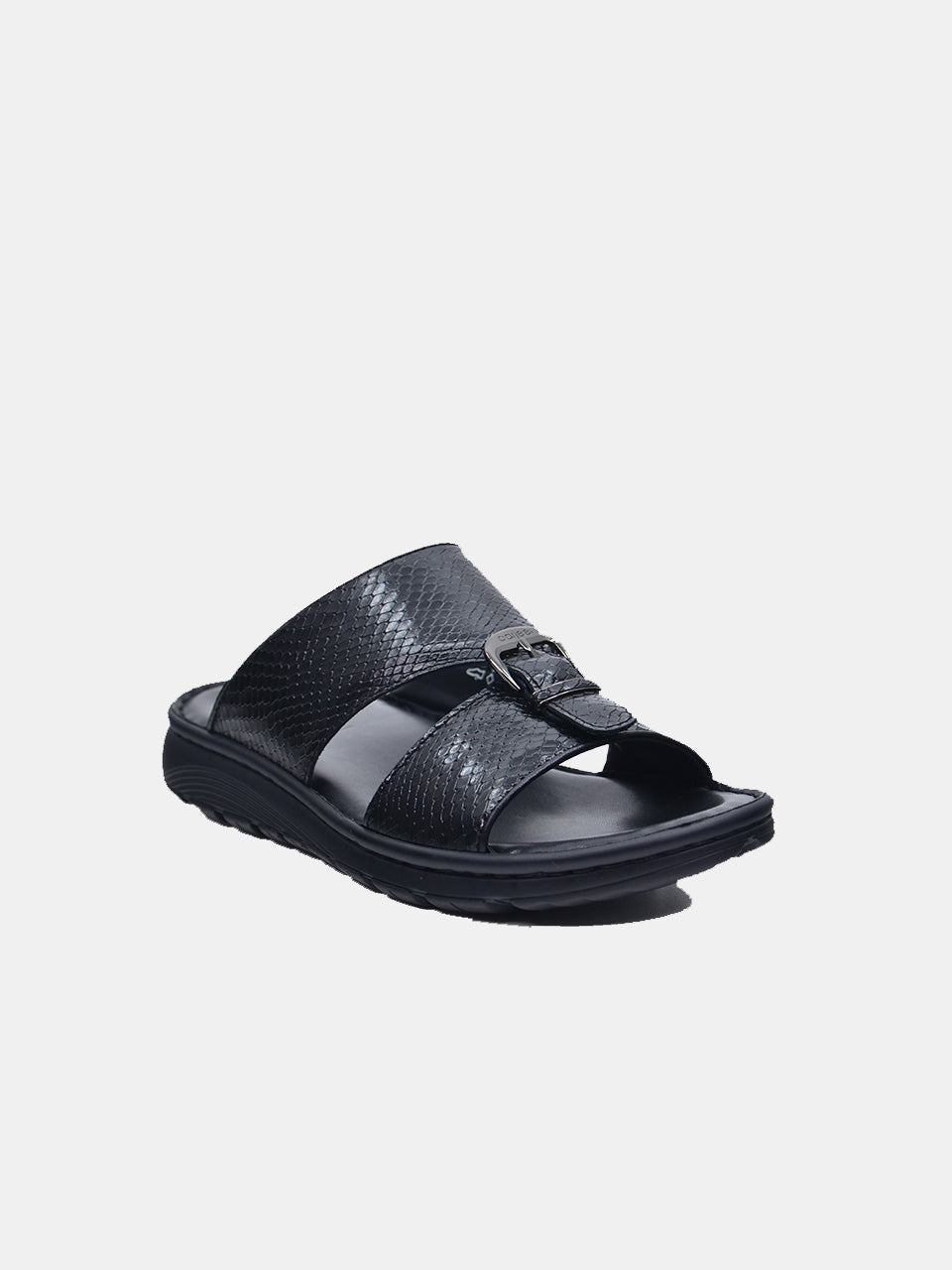 Barjeel Uno 29550-1 Men's Arabic Sandals #color_Black
