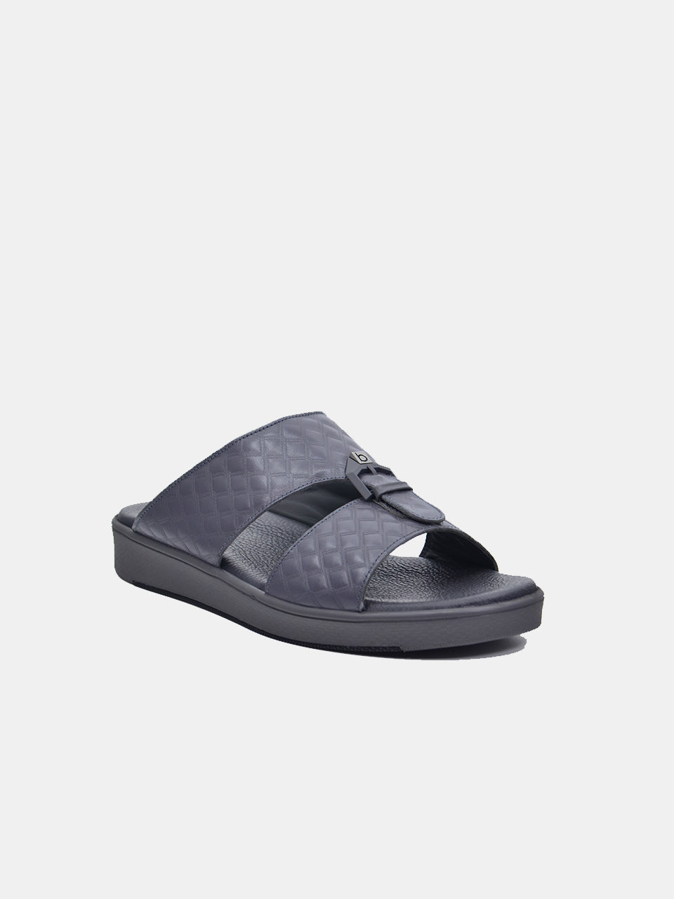 Barjeel Uno B-09 Men's Arabic Sandals #color_Grey