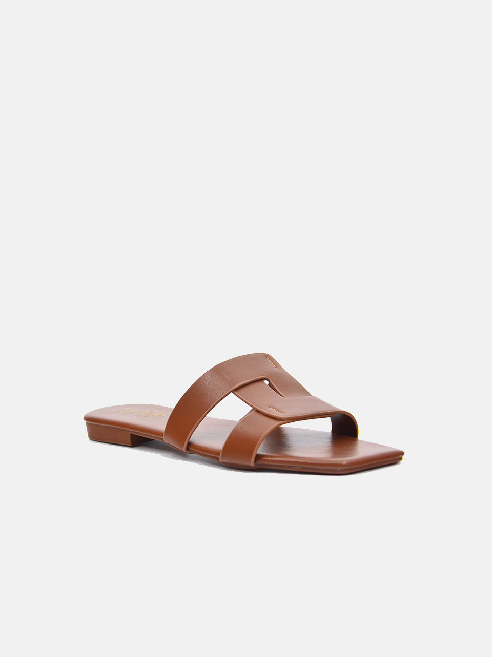Michelle Morgan 114RJ808 Women's Flat Sandals #color_Brown