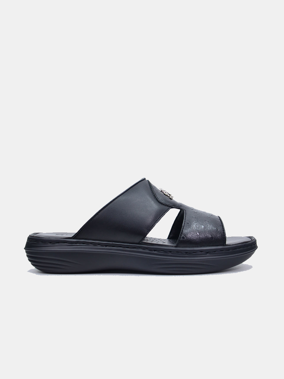 Barjeel Uno 21410-2 Men's Arabic Sandals #color_Black