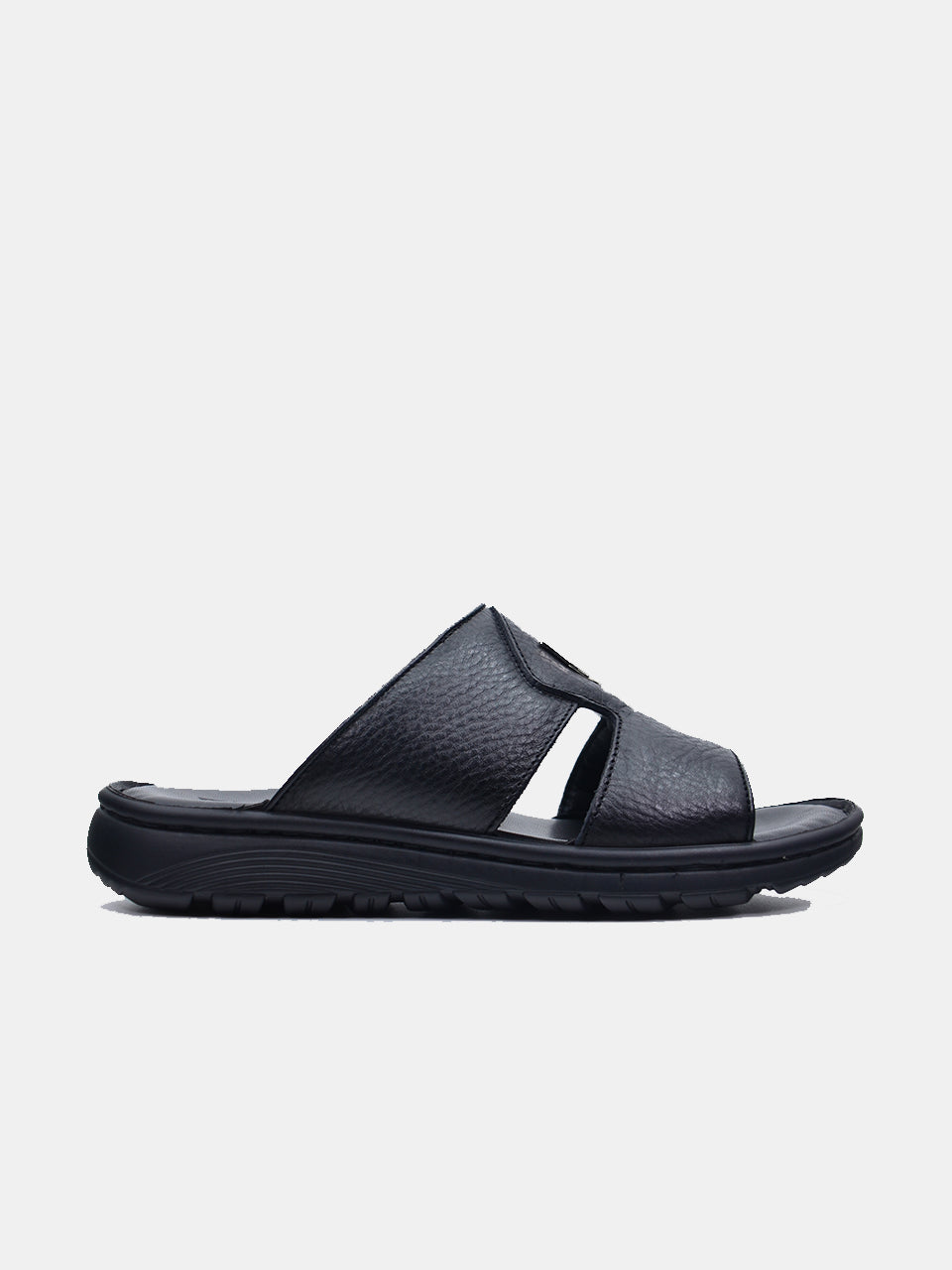 Barjeel Uno 29550-2 Men's Arabic Sandals #color_Black