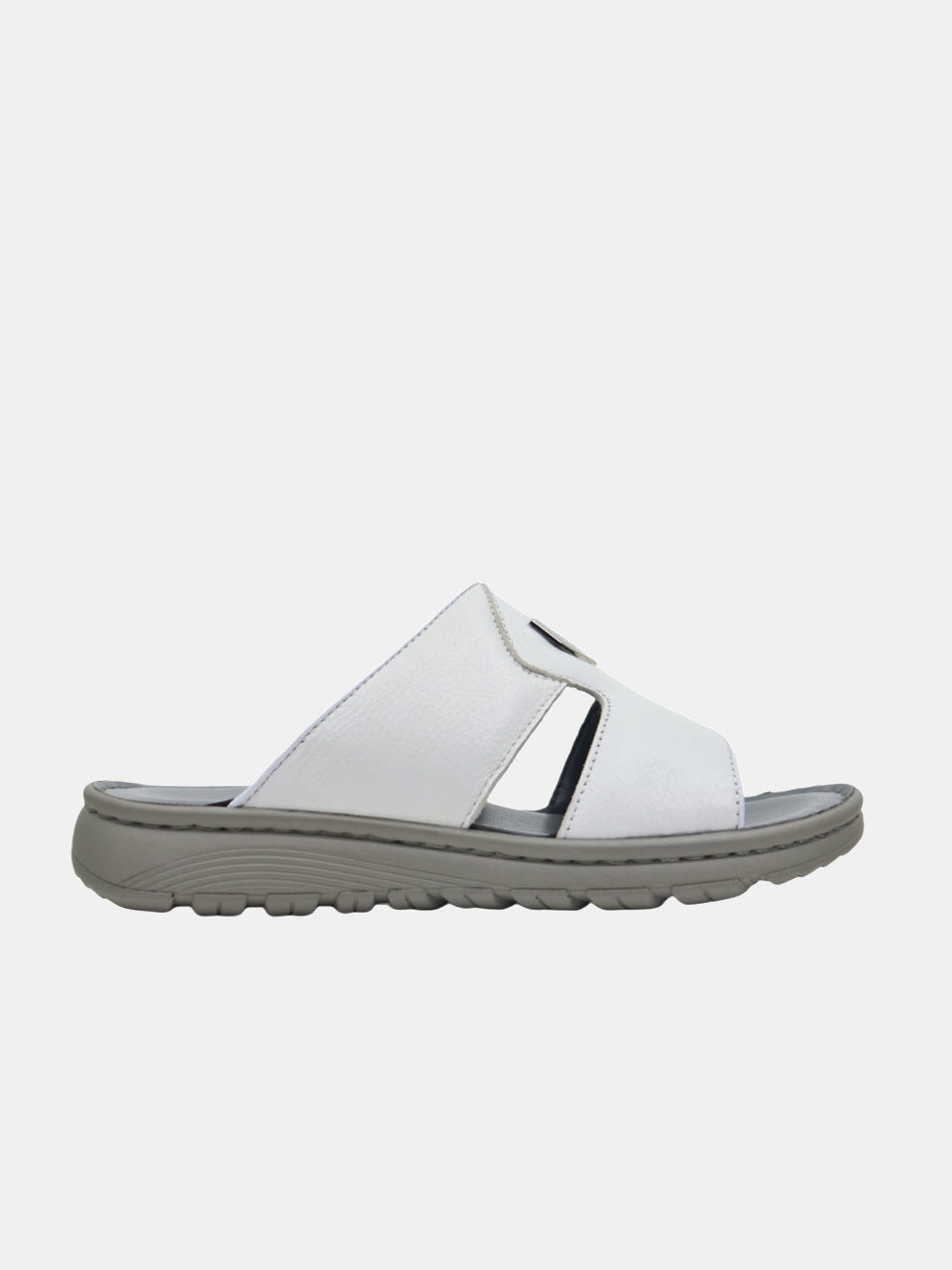 Barjeel Uno 29550-2 Men's Arabic Sandals #color_White