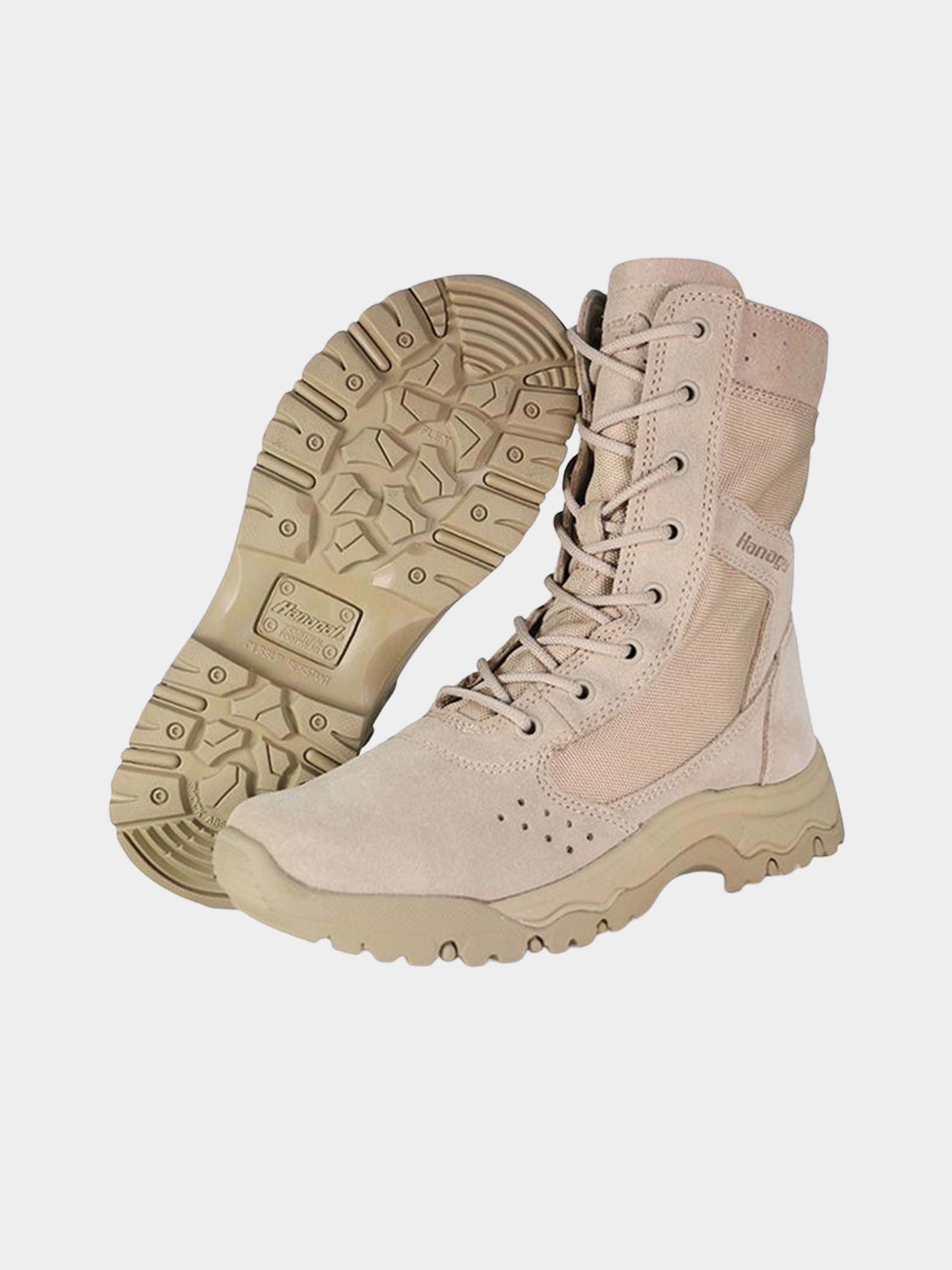 Hanagal Women's Thor Military Desert Boots #color_Beige